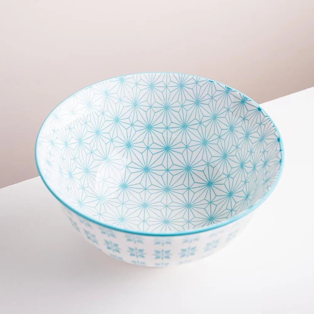 KSP Oishi 'Starburst' Stoneware Bowl - Medium (Light Blue)