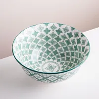 KSP Oishi 'Clover' Stoneware Bowl - Medium (Green)