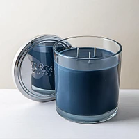 Empire Tuscany 'Washed Beachwood' 3-Wick Glass Jar Candle