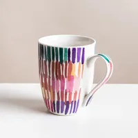 KSP Graphic 'Hue' Mug - Set of 4 (Multi Colour)