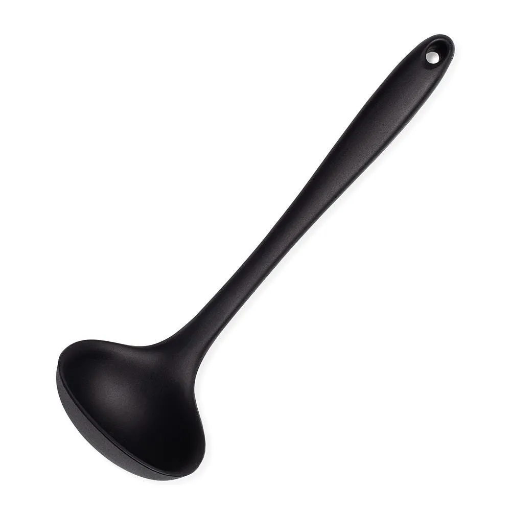 KSP Colour Splash Silicone Utensil Ladle (Black)