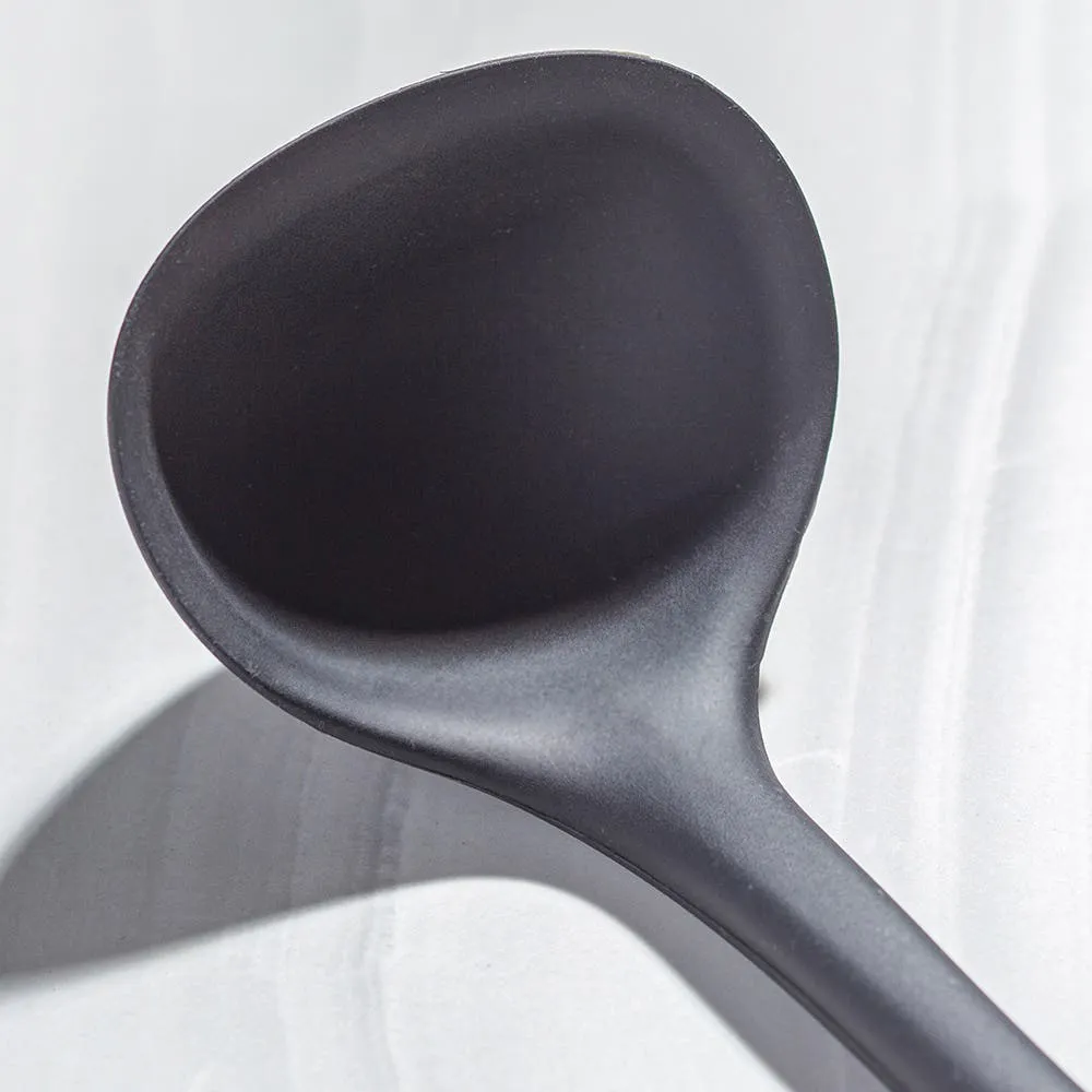 KSP Colour Splash Silicone Utensil Ladle (Black)