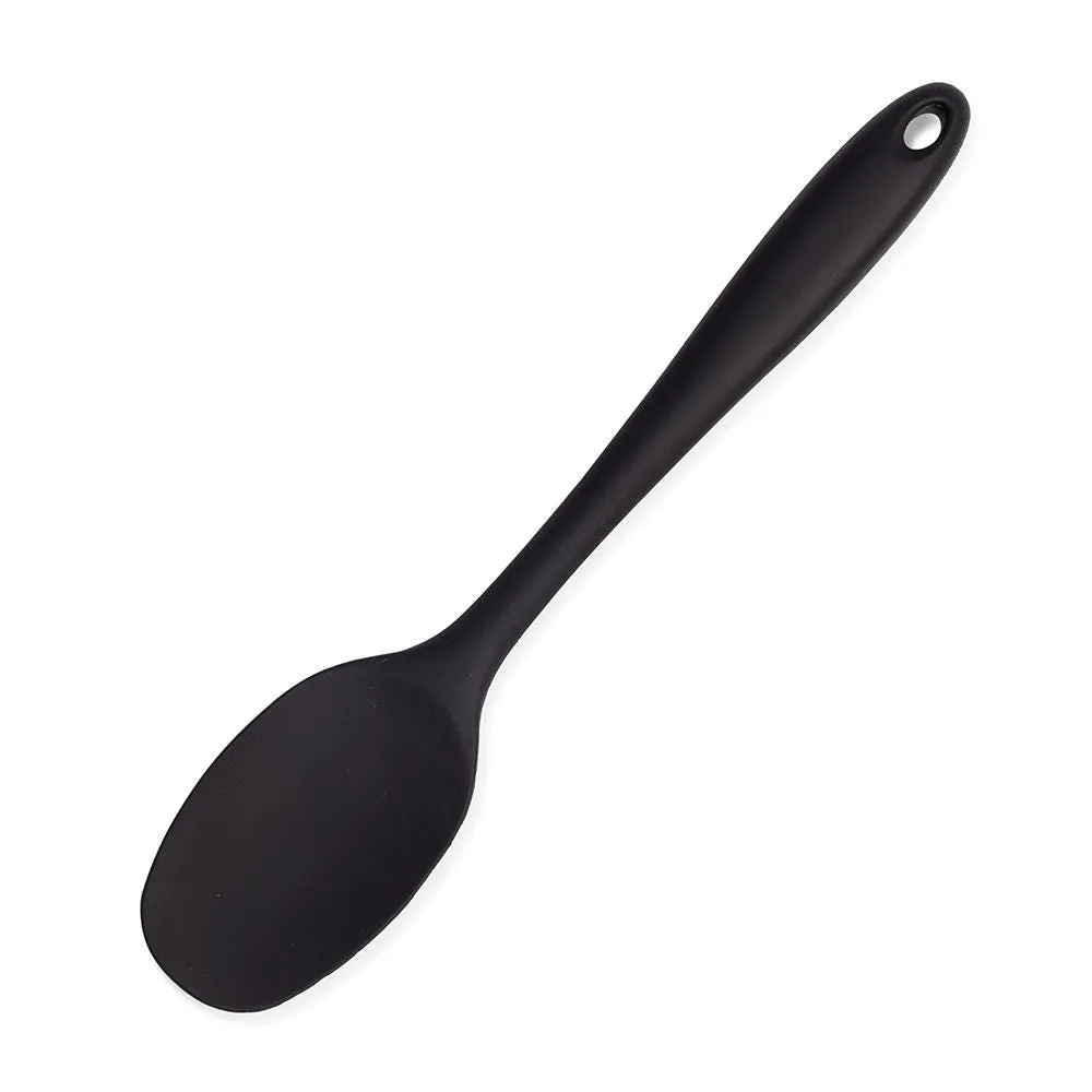 KSP Colour Splash Silicone Utensil Spoon (Black)