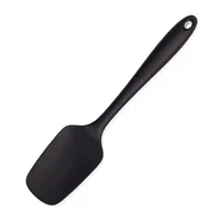 KSP Colour Splash Silicone Utensil Spoonula (Black)