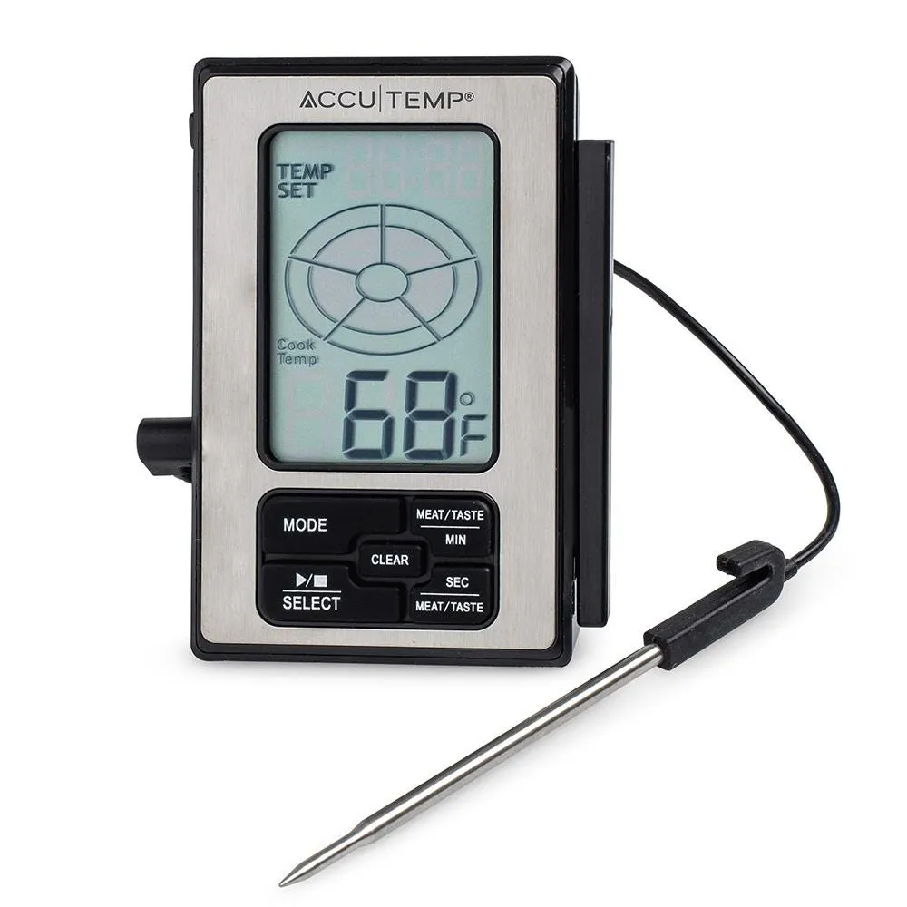 AccuTemp Wired Meat Thermometer w/ Probe & Doneness Settings