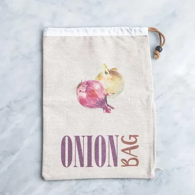 Danesco Vegetable Saver Onion Storage Bag (Natural)