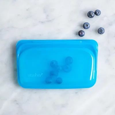 Stasher Reusable Snack Bag (Blueberry)