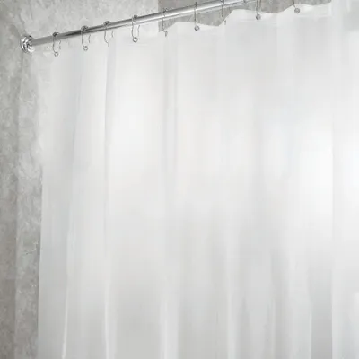 iDesign Peva '4.4-Gauge' Shower Curtain Liner (White)