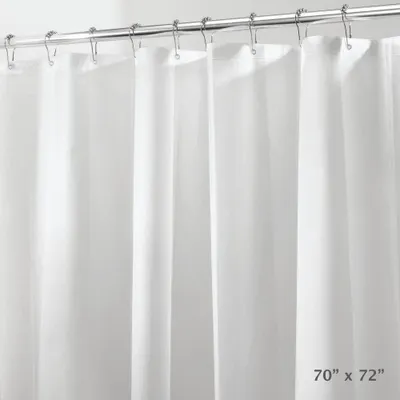 iDesign Peva '4.4-Gauge' Shower Curtain Liner (Frosted)