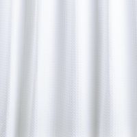 Moda At Home Belgian 'Waffle' Shower Curtain (White)