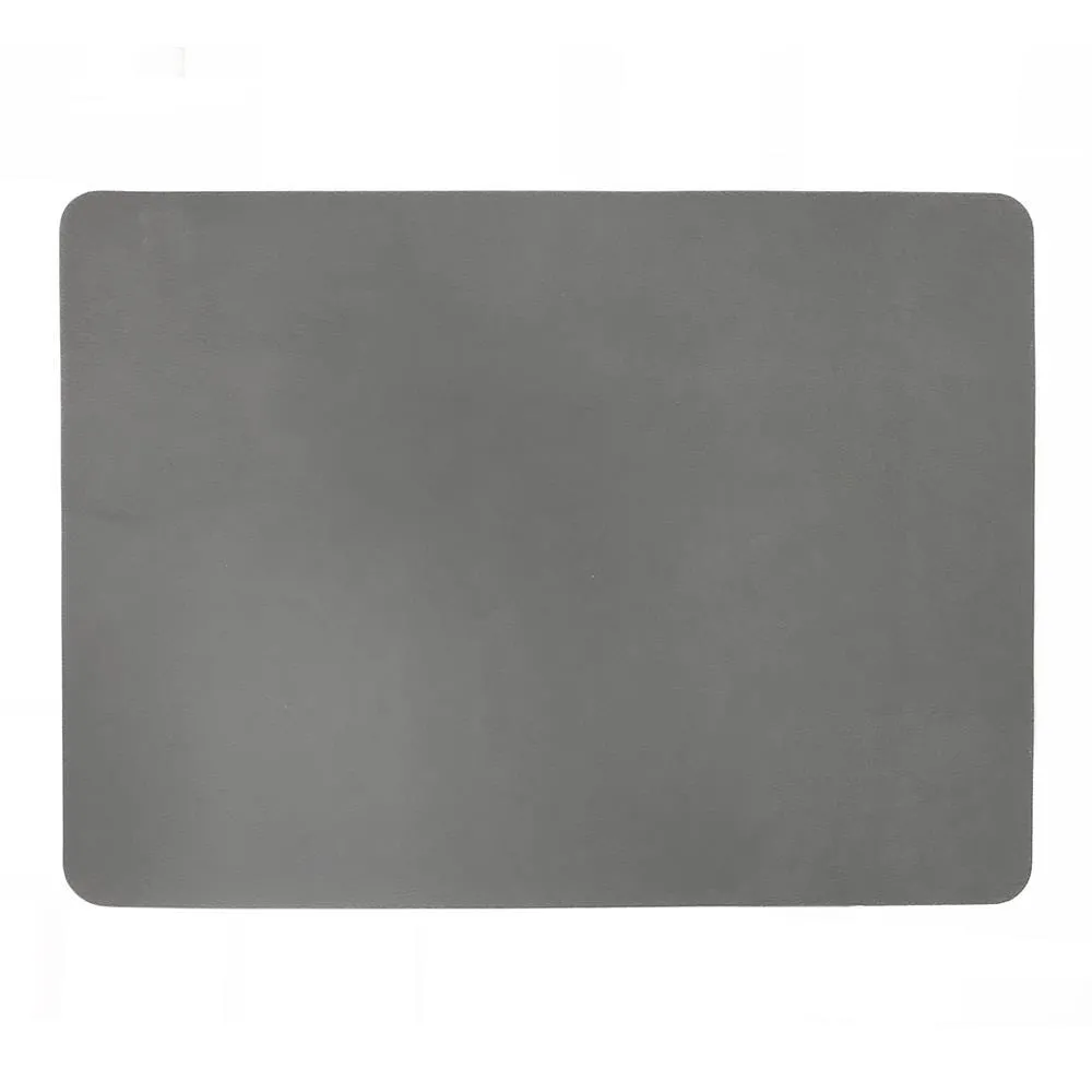 Harman Studio Leather Reversible Vinyl Placemat (Charcoal)