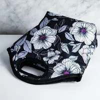 KSP Bella 'Flora' Insulated Lunch Bag (White/Black)