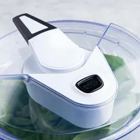 KSP Pro Chef Lever Salad Spinner (Silver/Clear)