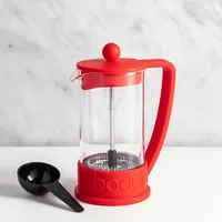 Bodum Brazil French Coffee Press (Red, 3-Cup)