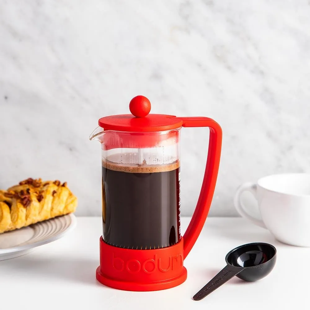 Bodum Brazil French Coffee Press (Red, 3-Cup)