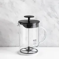 Bodum Latteo Milk Frother Press (Black/Clear)