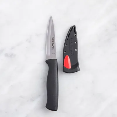 Farberware Edgekeeper 3.5" Paring Knife with Sleeve (Black)