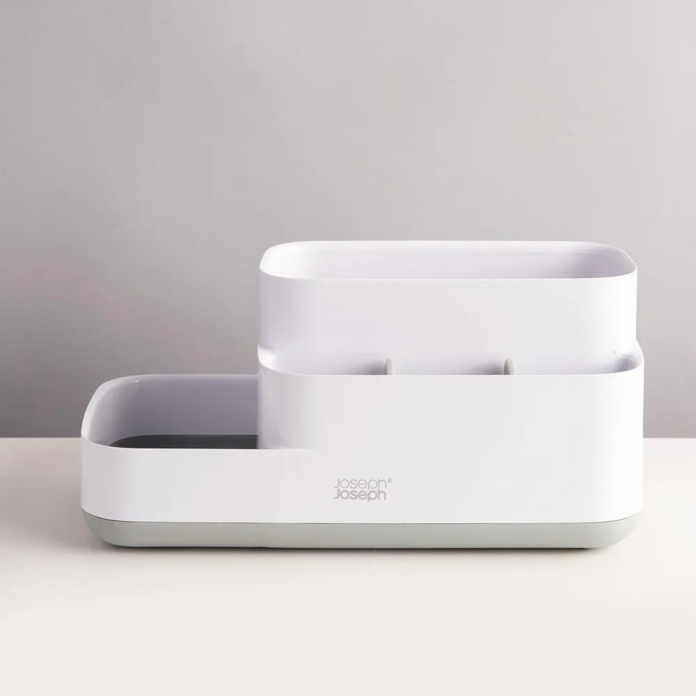 Joseph Joseph Smart Bath Easy-Store Bathroom Caddy (White/Grey)