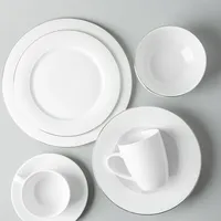 KSP A La Carte 'Diamond Platinum' Porcelain Cereal Bowl