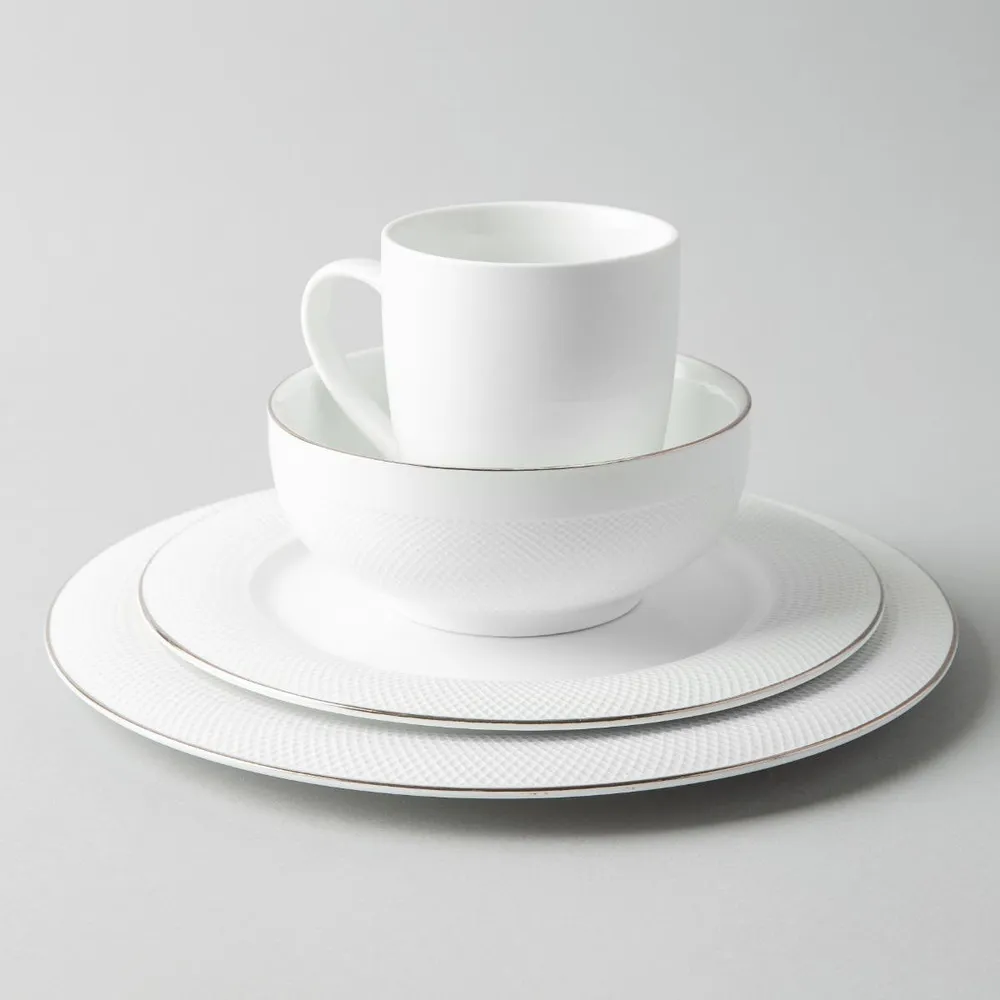 KSP A La Carte 'Diamond Platinum' Porcelain Side Plate