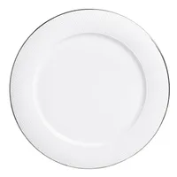 KSP A La Carte 'Diamond Platinum' Porcelain Dinner Plate