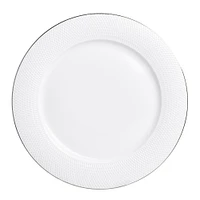 A La Carte 'Diamond Platinum' Porcelain Side Plate (White)