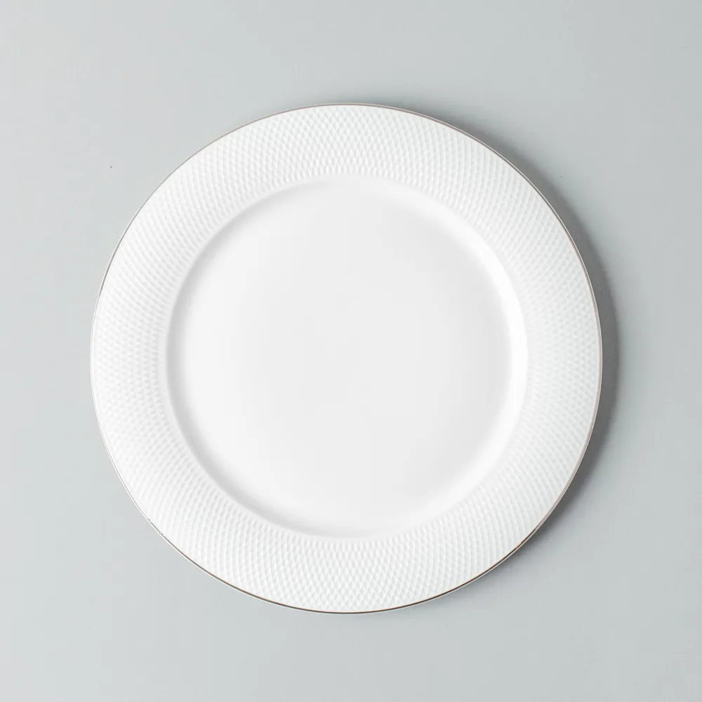 KSP A La Carte 'Diamond Platinum' Porcelain Side Plate