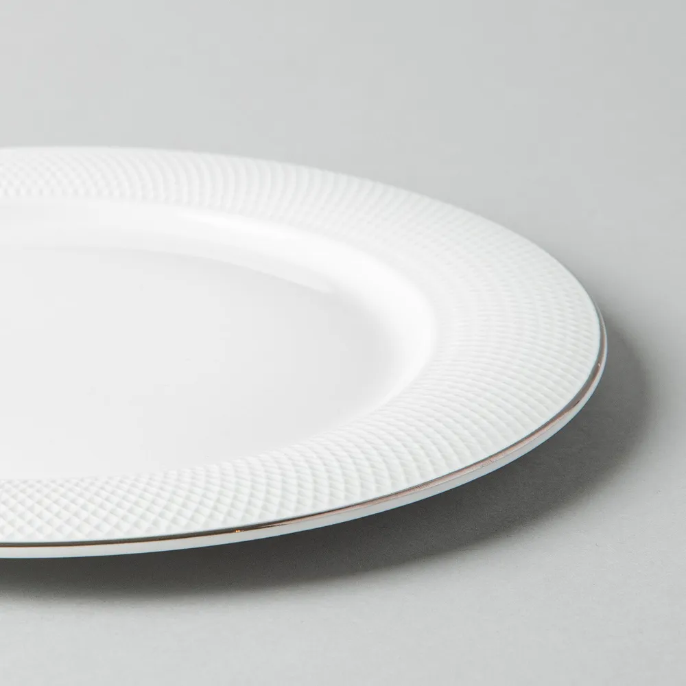 KSP A La Carte 'Diamond Platinum' Porcelain Side Plate