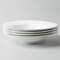 KSP A La Carte 'Diamond Platinum' Porcelain Soup/Pasta Plate