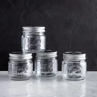 KSP Old Fashion Glass Mason Jar - Set of 4