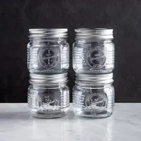 KSP Old Fashion Glass Mason Jar - Set of 4