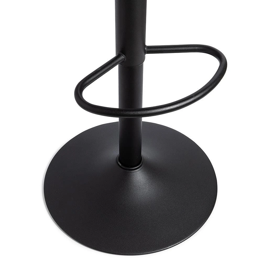 KSP Dax Faux Leather Bar Stool (Dark Grey)