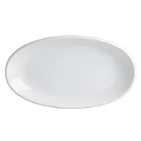 KSP Halo Porcelain Oval Platter (White)