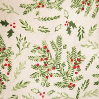 Harman Christmas Holly Cotton Table Runner