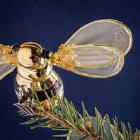 Kurt Adler Christmas 'Glitter/Shiny Bee' Ornament