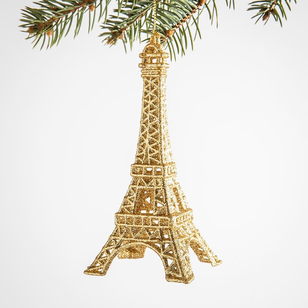 Kurt Adler Christmas 'Eiffel Tower' Ornament (Gold)