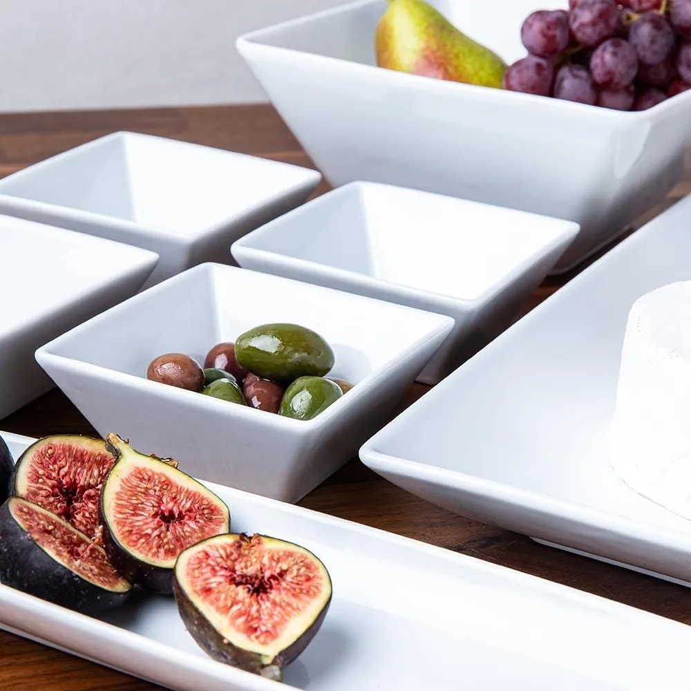 KSP Savour Porcelain Entertainment Combo - Set of 7