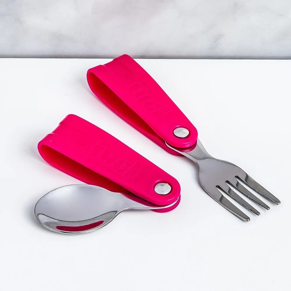 Fuel Primary Foldable Flatware - Set of 2 (Watermelon)