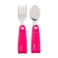 Fuel Primary Foldable Flatware - Set of 2 (Watermelon)