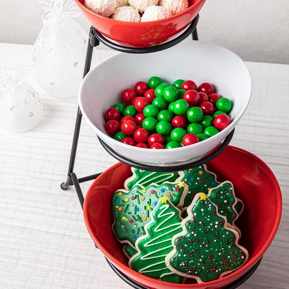 KSP Christmas Host Ceramic Buffet Bowl