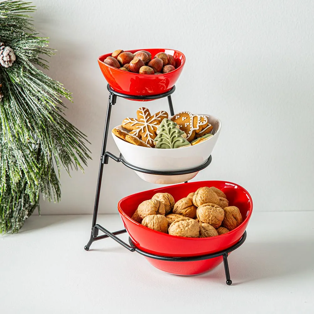 KSP Christmas Host Ceramic Buffet Bowl