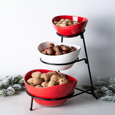 KSP Christmas Host Ceramic Buffet Bowl