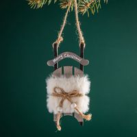 KSP Christmas Natura 'Sleigh' Wooden Ornament (Grey)