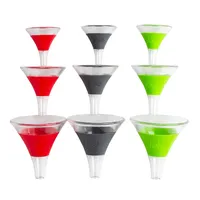 Joie Wide Mouth Plastic Funnel - Set of 3 (Assorted)