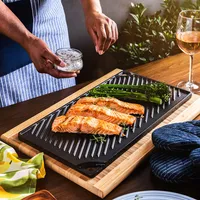 Lodge Pro Logic Cast Iron Reversible Grill Pan