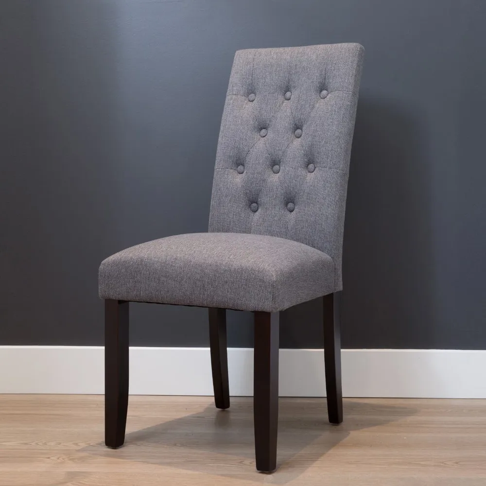 KSP Audrey Fabric Dining Chair (Grey)