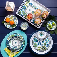 KSP Madrid Melamine Pinch Bowl (Blue/Green)