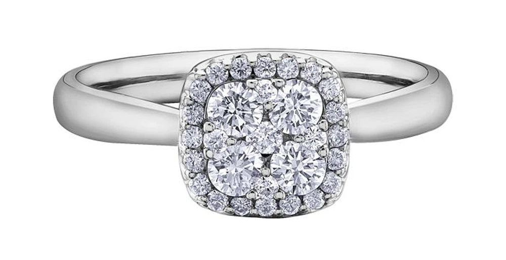 Diamond Ladies Engagement Ring