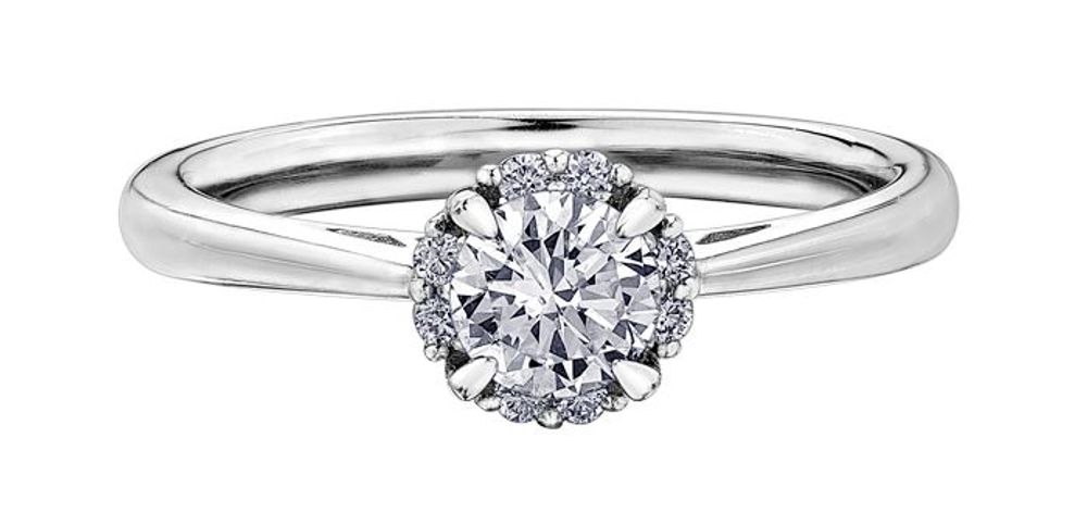 Maple Leaf Diamondsâ¢ Ladies Engagement Ring