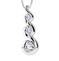 Maple Leaf Diamonds Tides of Love Pendant